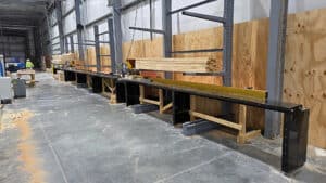 large miter saw bench for industrial use ideal machine